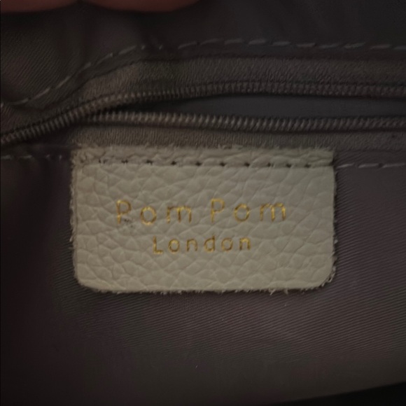 Stone Crossbody Bag with Pink Chevron Strap - Picture 2 of 15